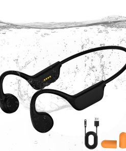 Audífonos para natación de conducción ósea, reproductor de