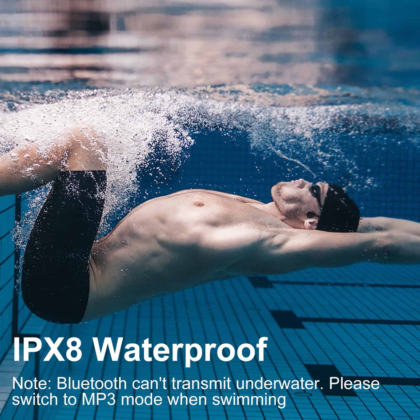 Audífonos para natación de conducción ósea, reproductor de - Imagen 3