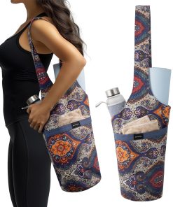 Bolso de yoga Navaris - Bolsa de hombro boho con tres