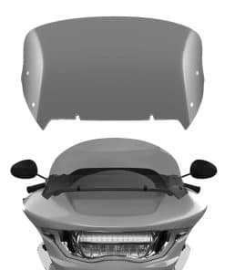 totiancong Smoke 12" Windshield Windscreen Compatible con