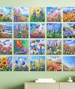 AtawLege 20 Pack Paneles Acústicos de Arte, -Pintura al Óleo