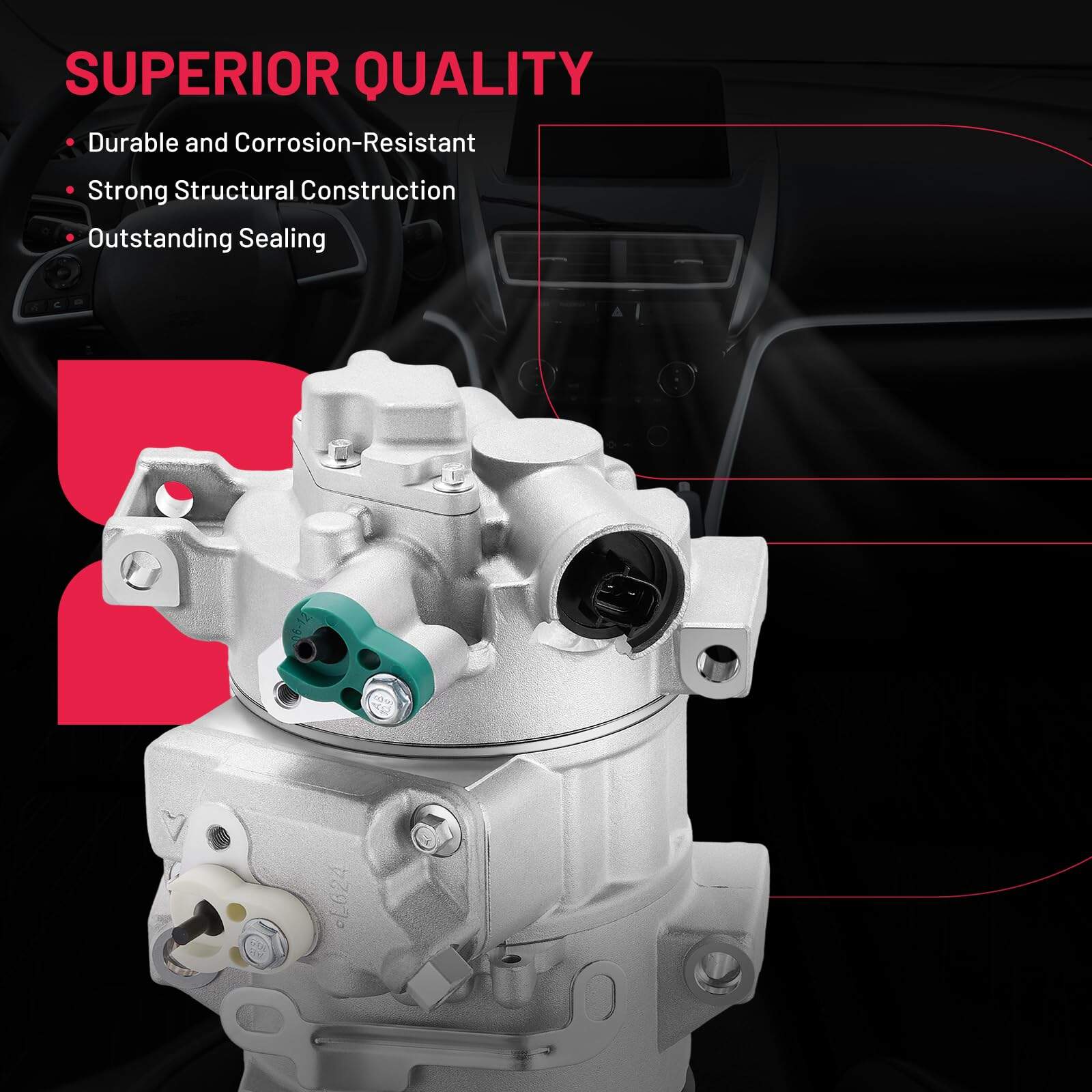 Compresor de Aire Acondicionado A/C con -2009-2010 - Imagen 4