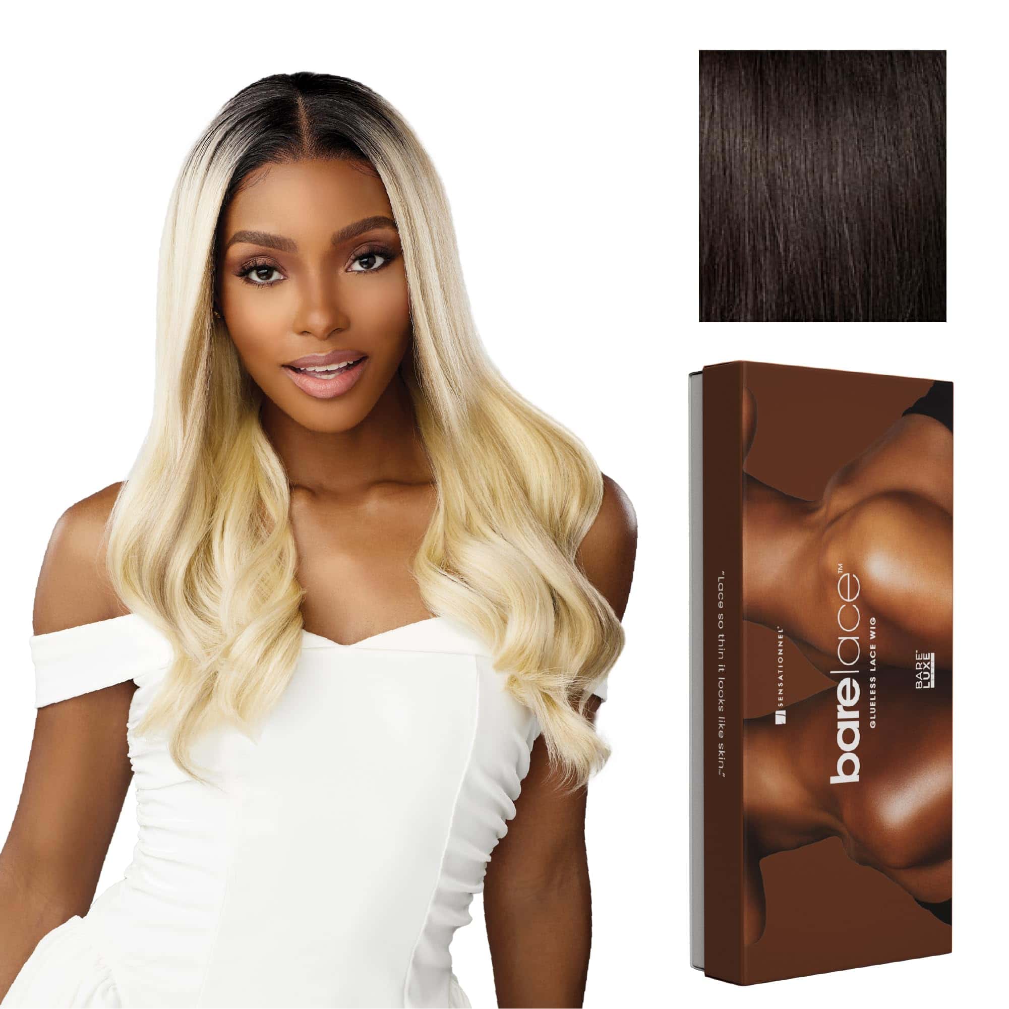 Pelucas Sensationnel Bare Lace 13X6 - Unidad 16 -2 DARKBROWN