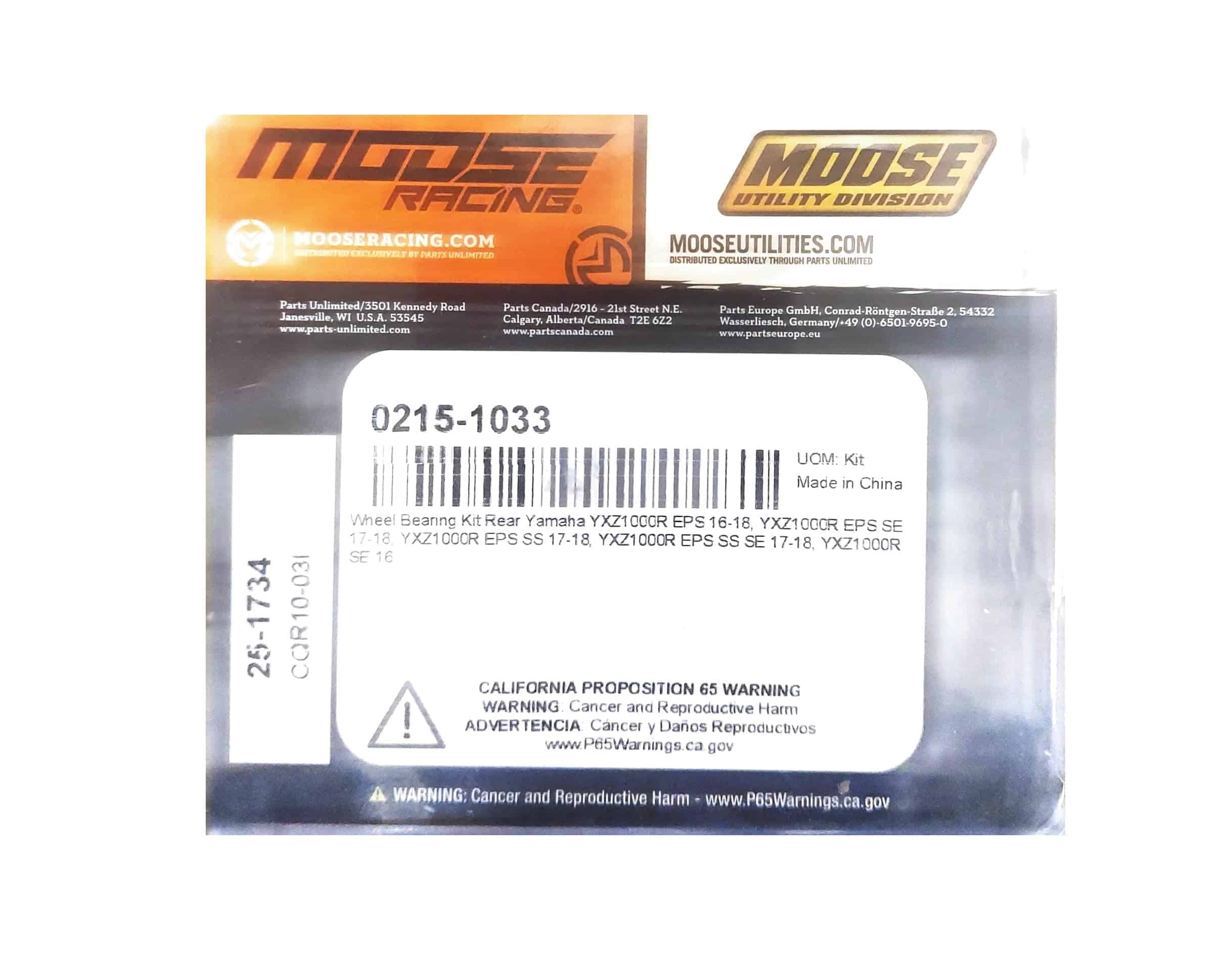 Kit de Rodamiento Trasero para Yamaha YXZ 1000R Todos los - Imagen 3