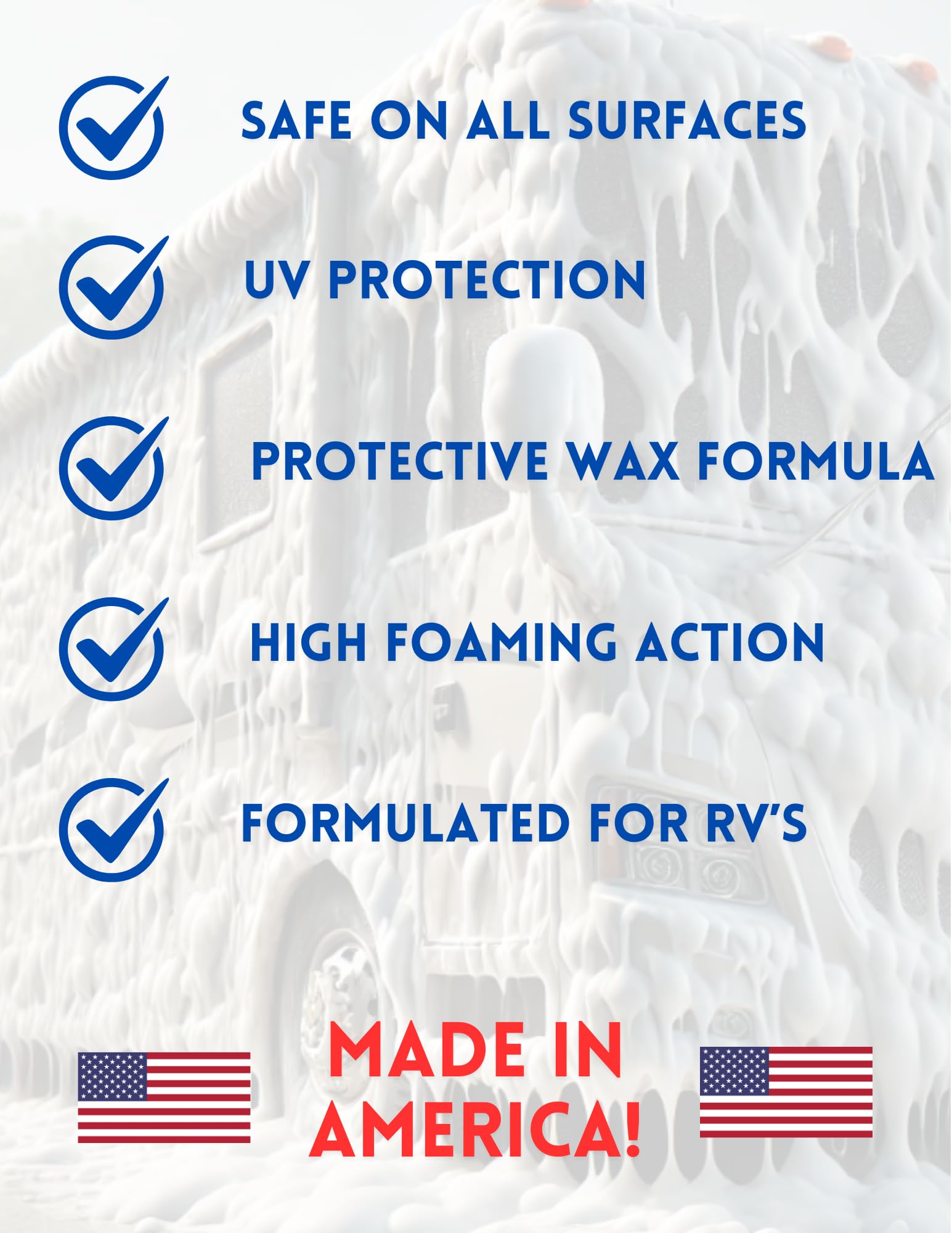 Jabón Lavado y Encerado para RV - Jabón Espumoso de Alta - Imagen 7