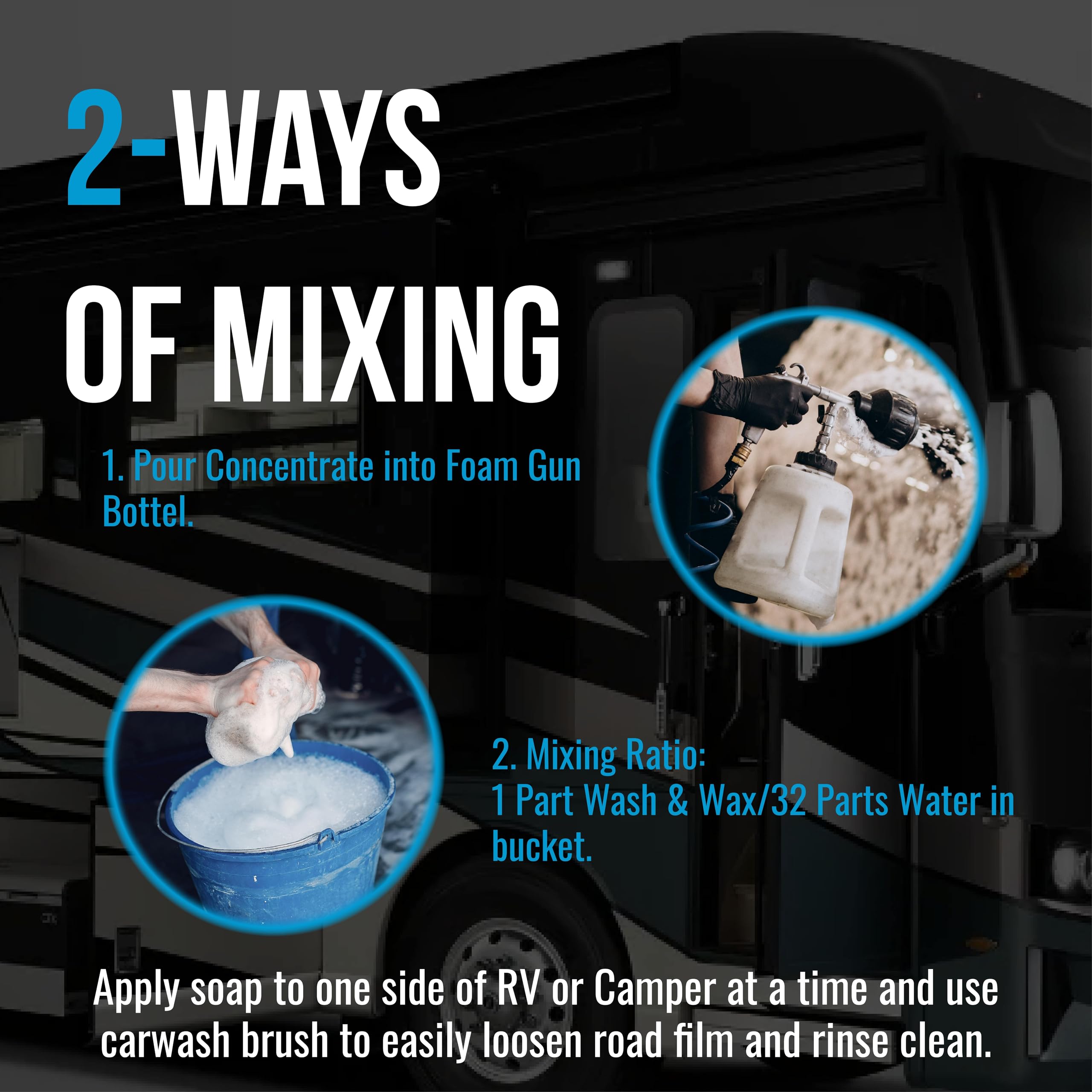 Jabón Lavado y Encerado para RV - Jabón Espumoso de Alta - Imagen 3