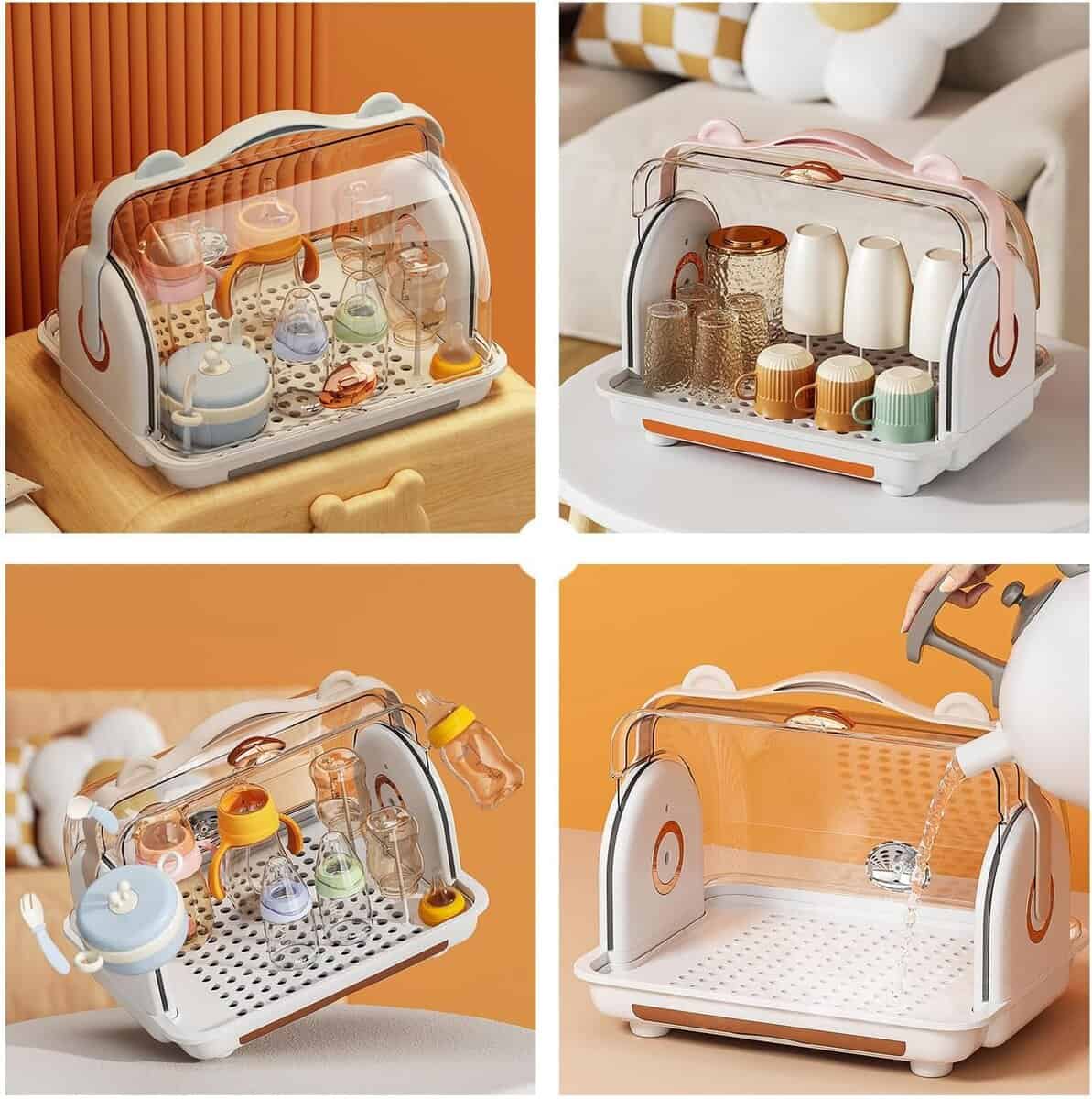 Almacenamiento de Rack Secado de Biberones para Bebés - Imagen 8