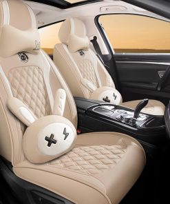 Juego de 5 Fundas de Asiento de Conejito Lindo BBKVF con