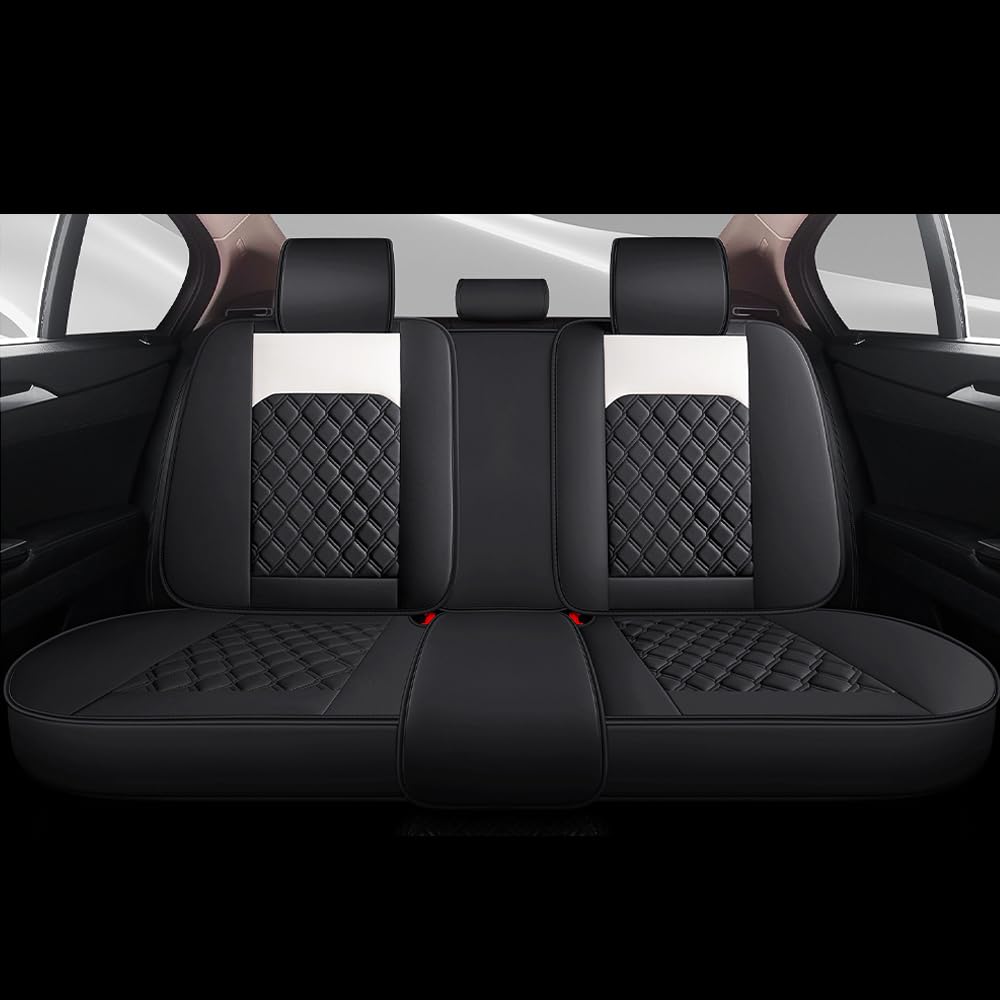 Juego de 5 fundas de asiento de conejito lindo con cuero PU - Imagen 5