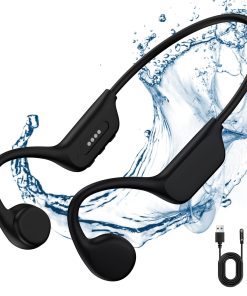 Audífonos de natación de conducción ósea - -Negro