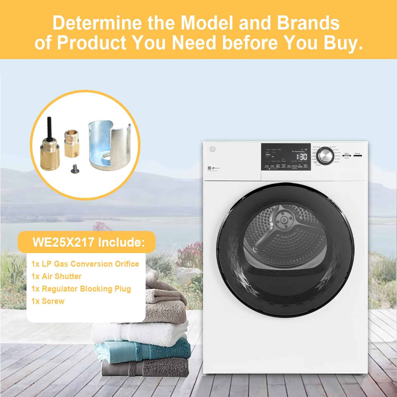 Kit de conversión a propano líquido (LP) OEM WE25X217 para - Imagen 6