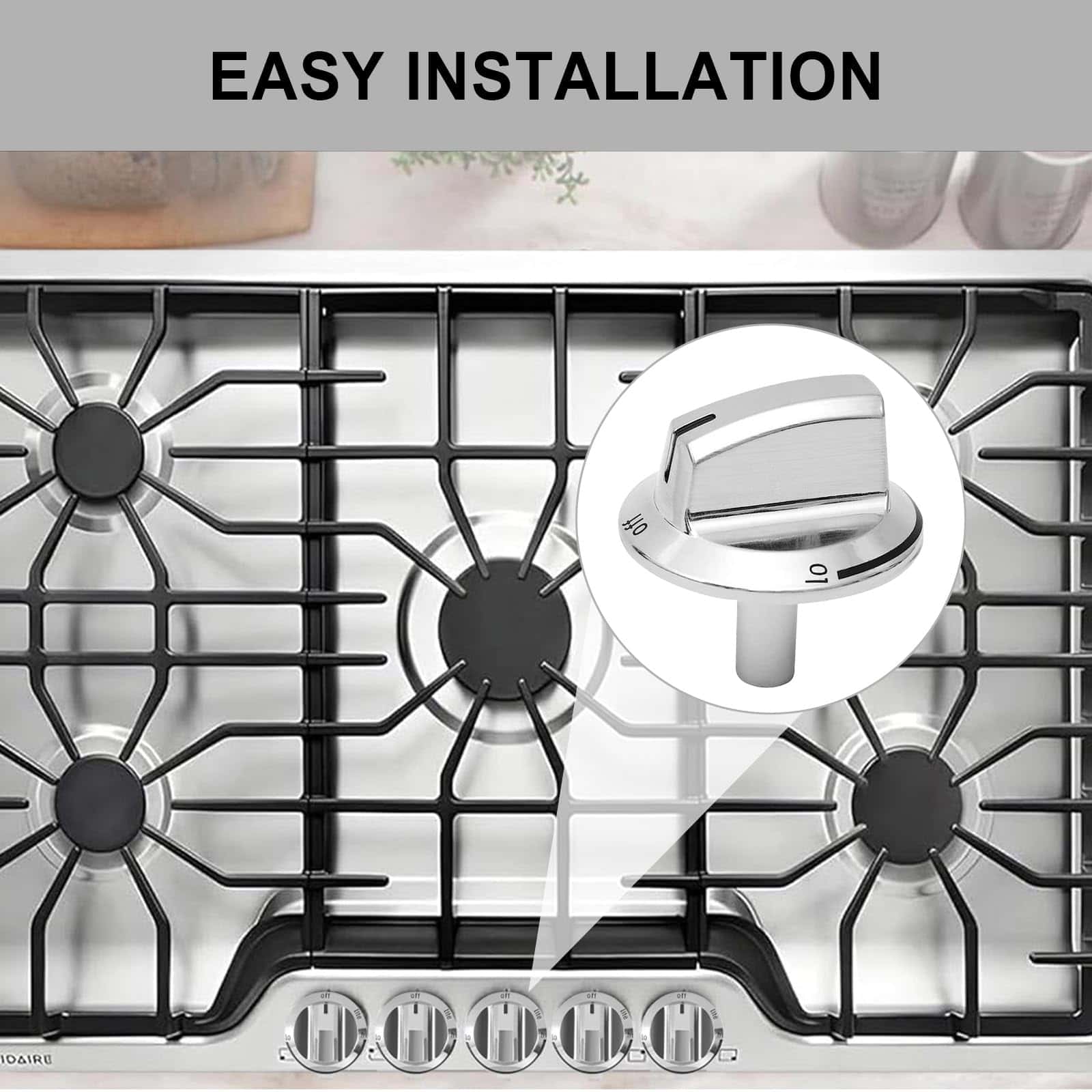 Paquete de 5 perillas mejoradas 5304525746 para cocina de - Imagen 6