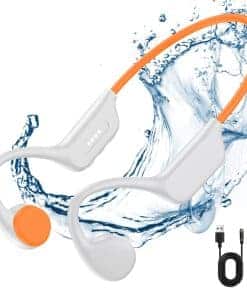 Audífonos de natación de conducción ósea - -Blanco