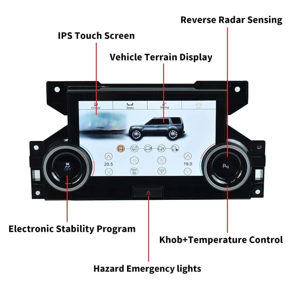 Panel de aire acondicionado con pantalla táctil para Land - Imagen 4