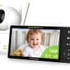 Monitor de Bebé HelloBaby 720P 5.5'' HD con Cámara y Audio