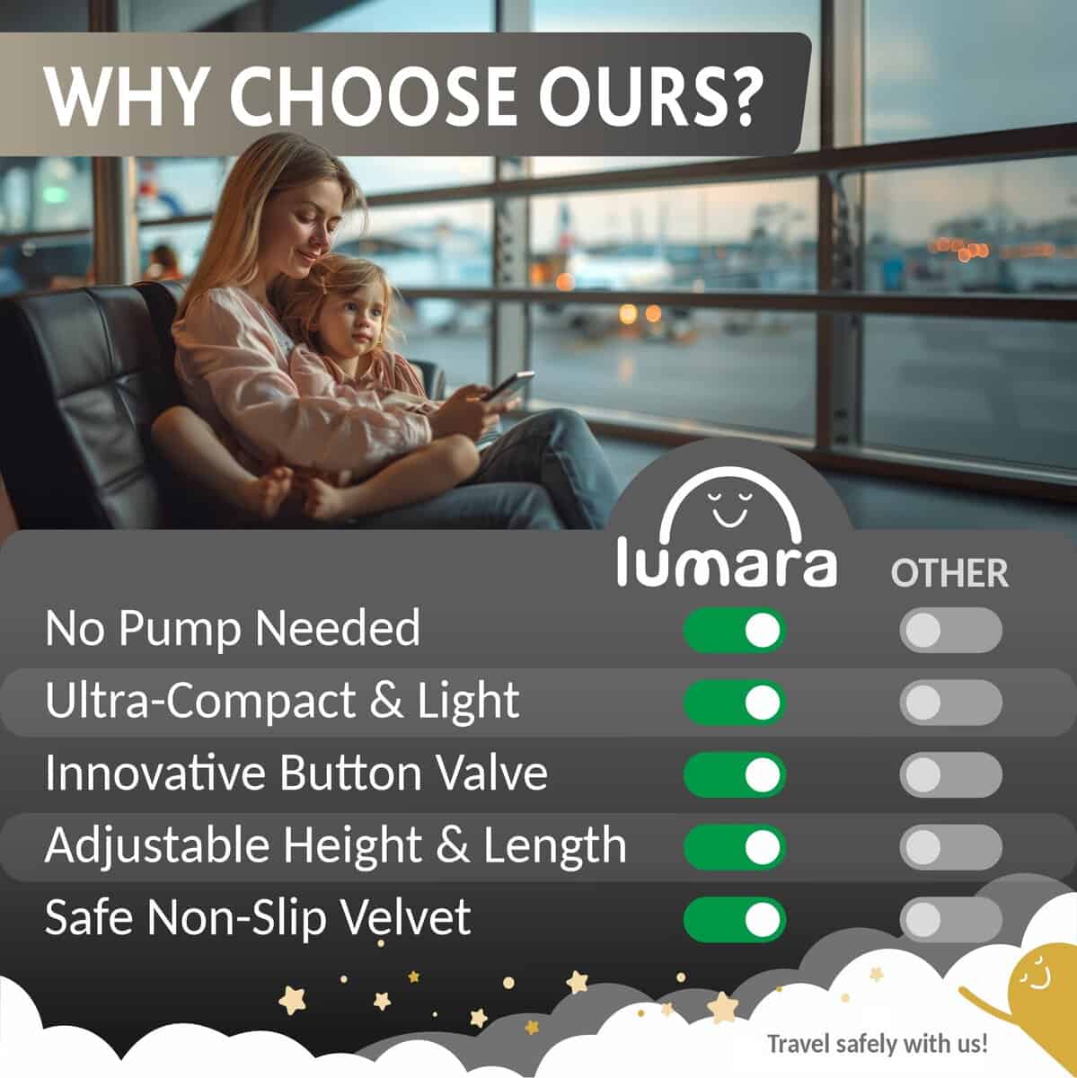 Cama de Avión para Niños LUMARA - Cama Inflable de Avión - Imagen 7