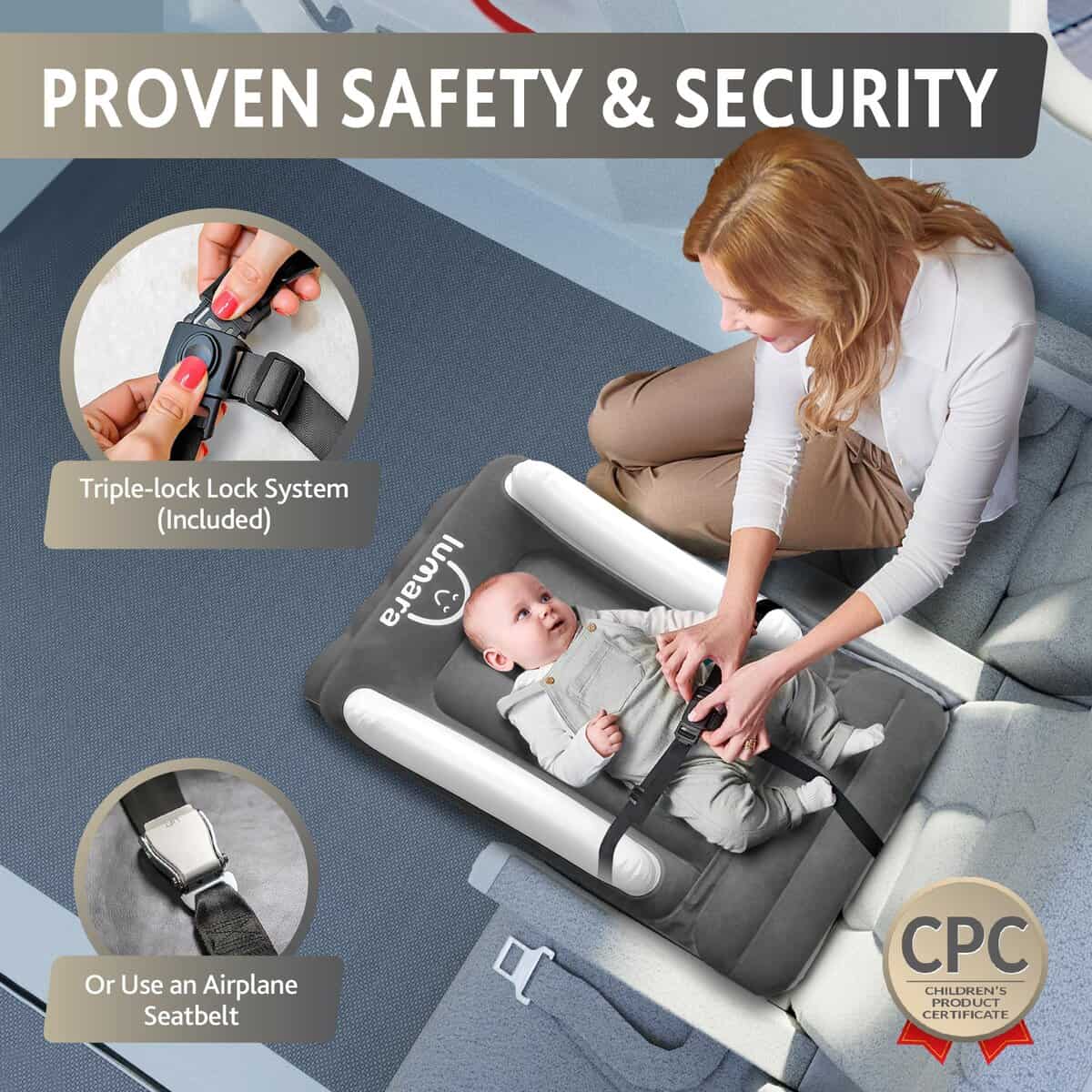 Cama de Avión para Niños LUMARA - Cama Inflable de Avión - Imagen 4