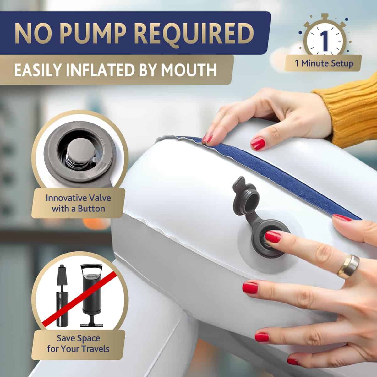 Cama Inflable de Avión LUMARA para Niños Pequeños - Asiento - Imagen 5