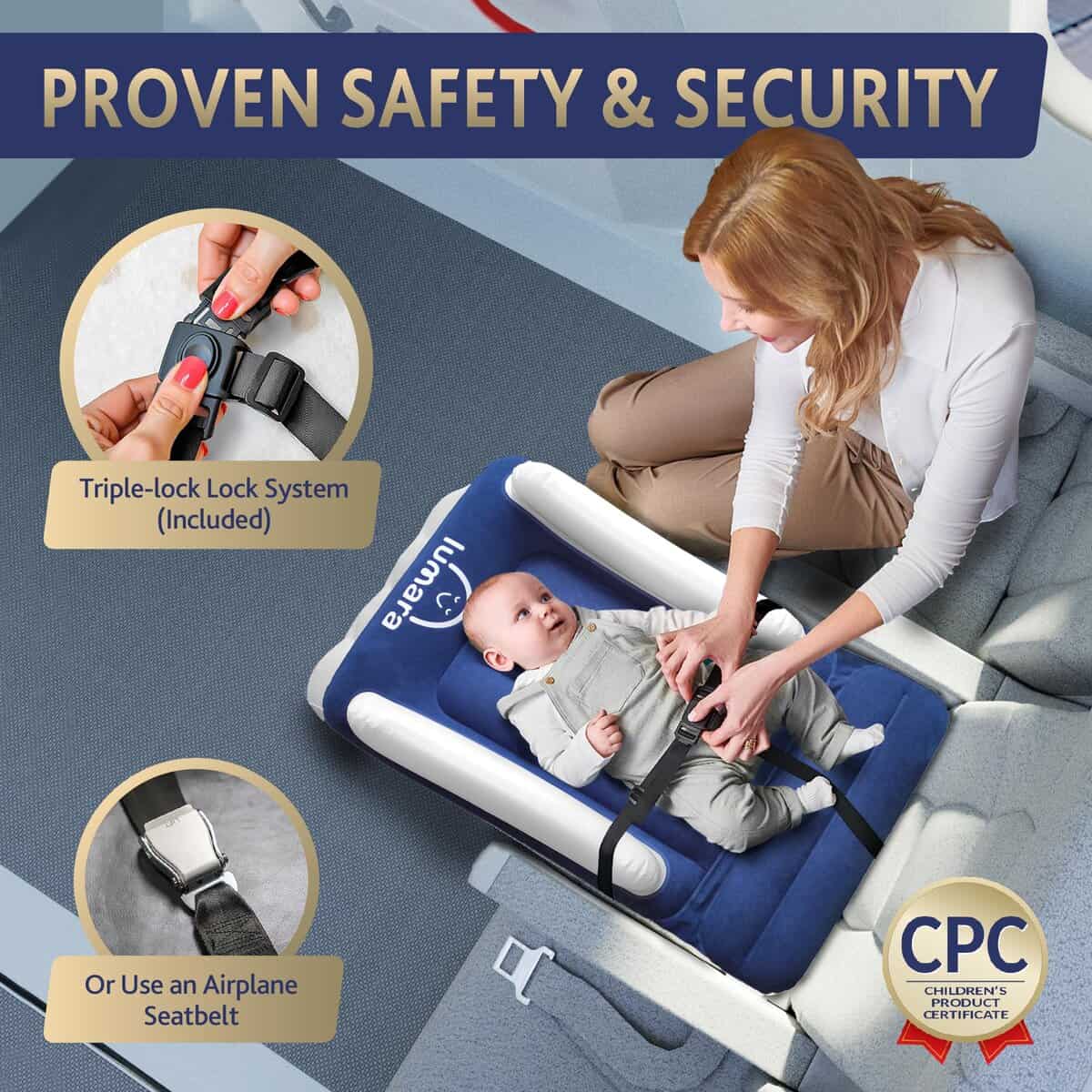 Cama Inflable de Avión LUMARA para Niños Pequeños - Asiento - Imagen 4