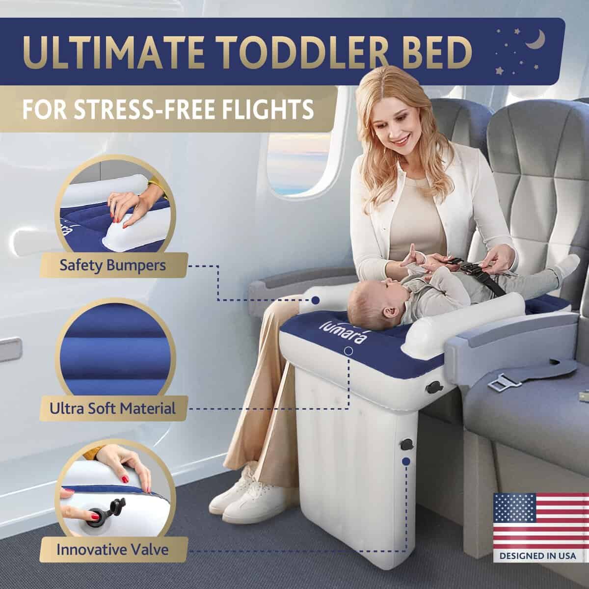 Cama Inflable de Avión LUMARA para Niños Pequeños - Asiento - Imagen 3