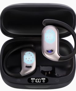 Auriculares de traducción de idiomas, auriculares -Negro