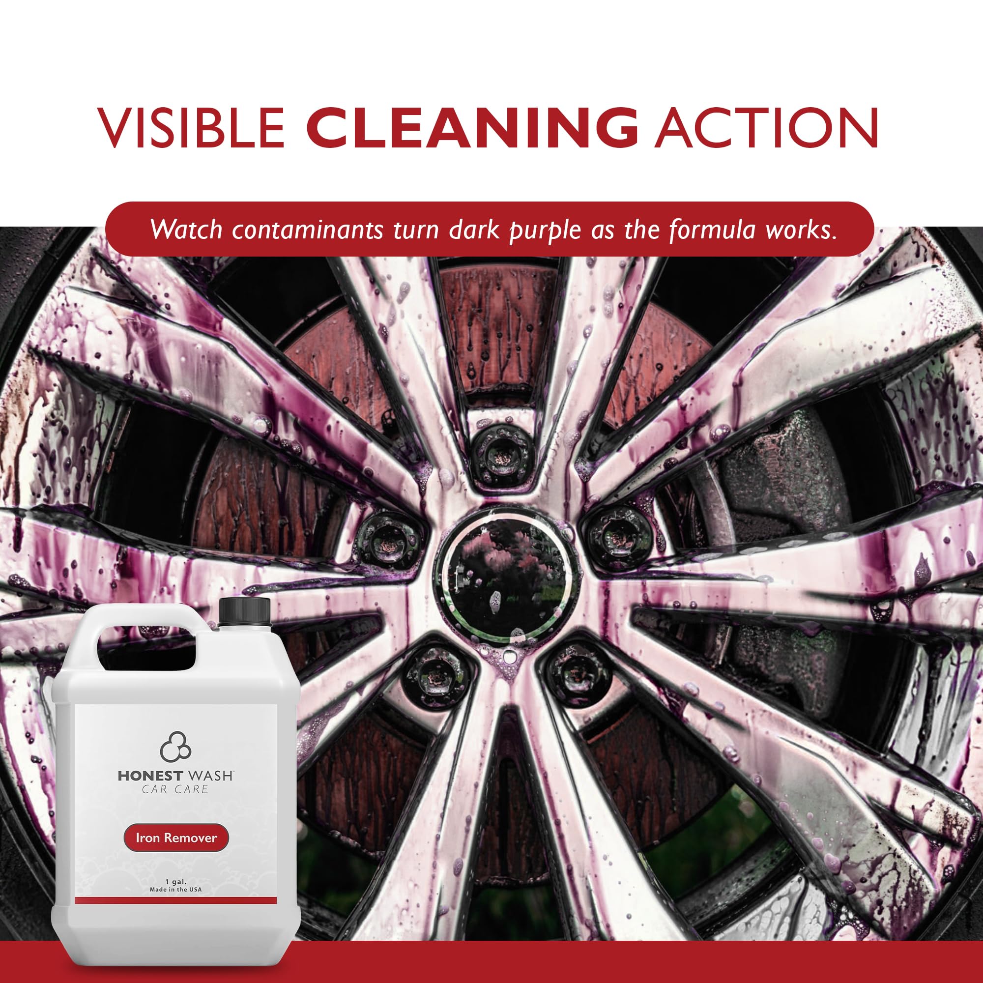 Honest Wash Iron Remover Car Detailing - Poderosa solución - Imagen 4