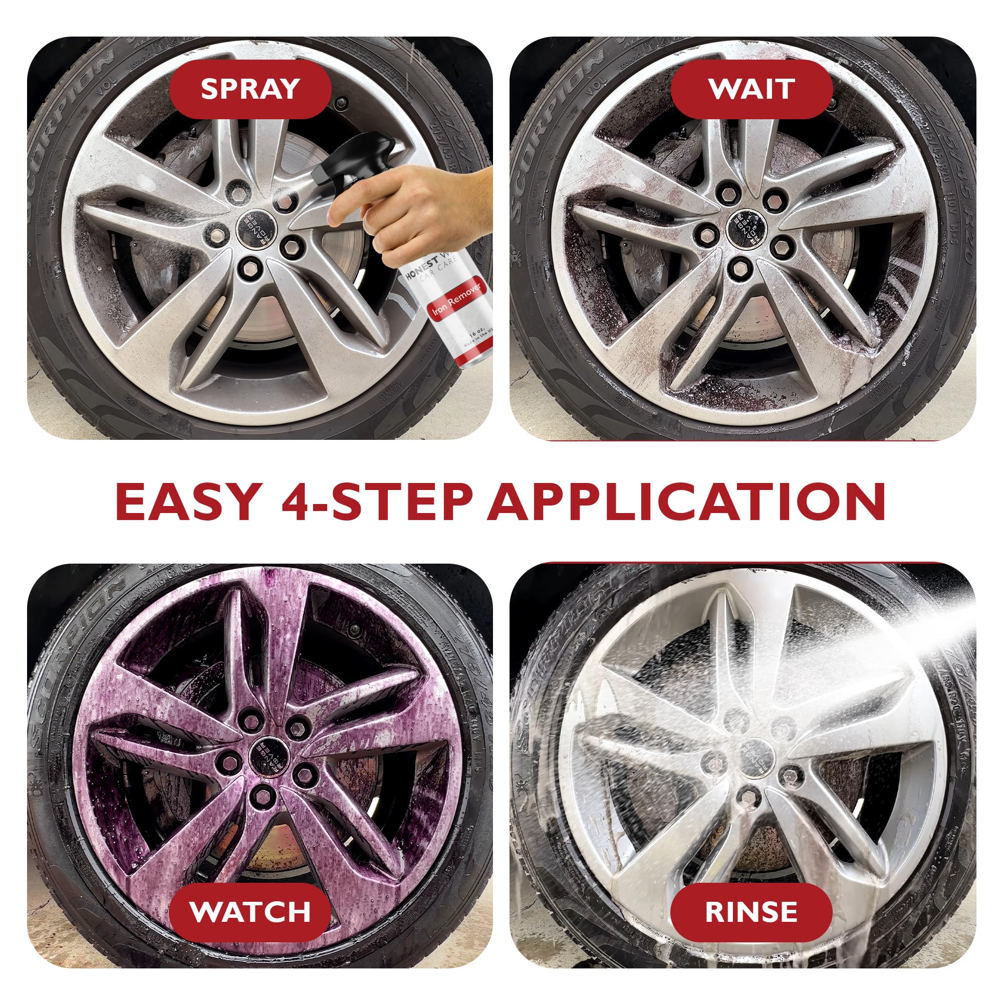 Honest Wash Iron Remover Car Detailing - Poderosa solución - Imagen 5