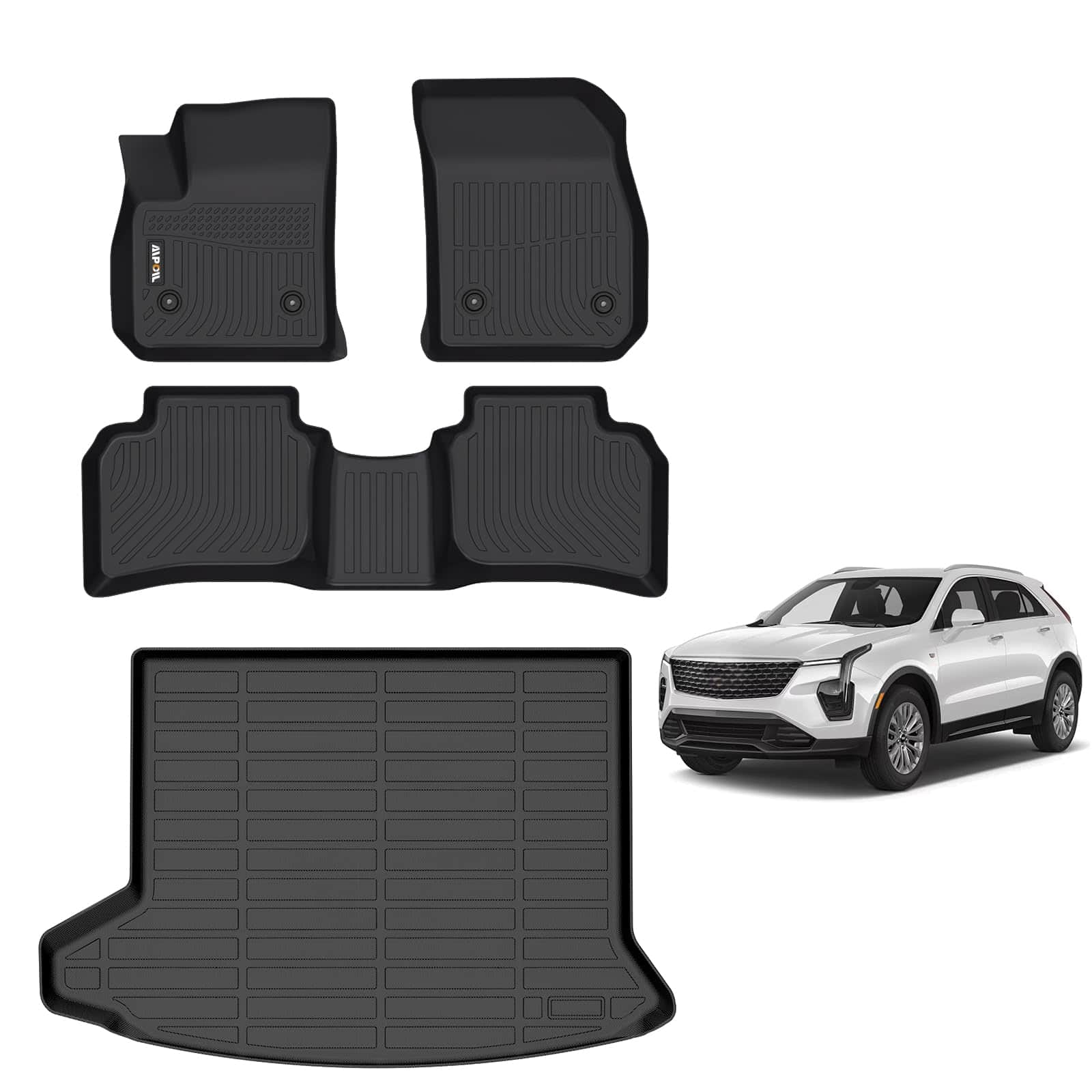 Juego de tapetes y forro de carga AIPOIL para Cadillac XT4