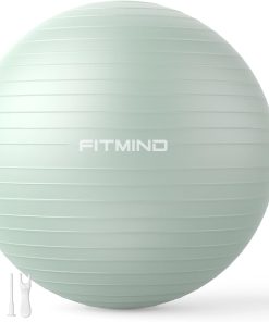 FITMIND Set de Pelotas de Yoga-65cm&25cm Azul