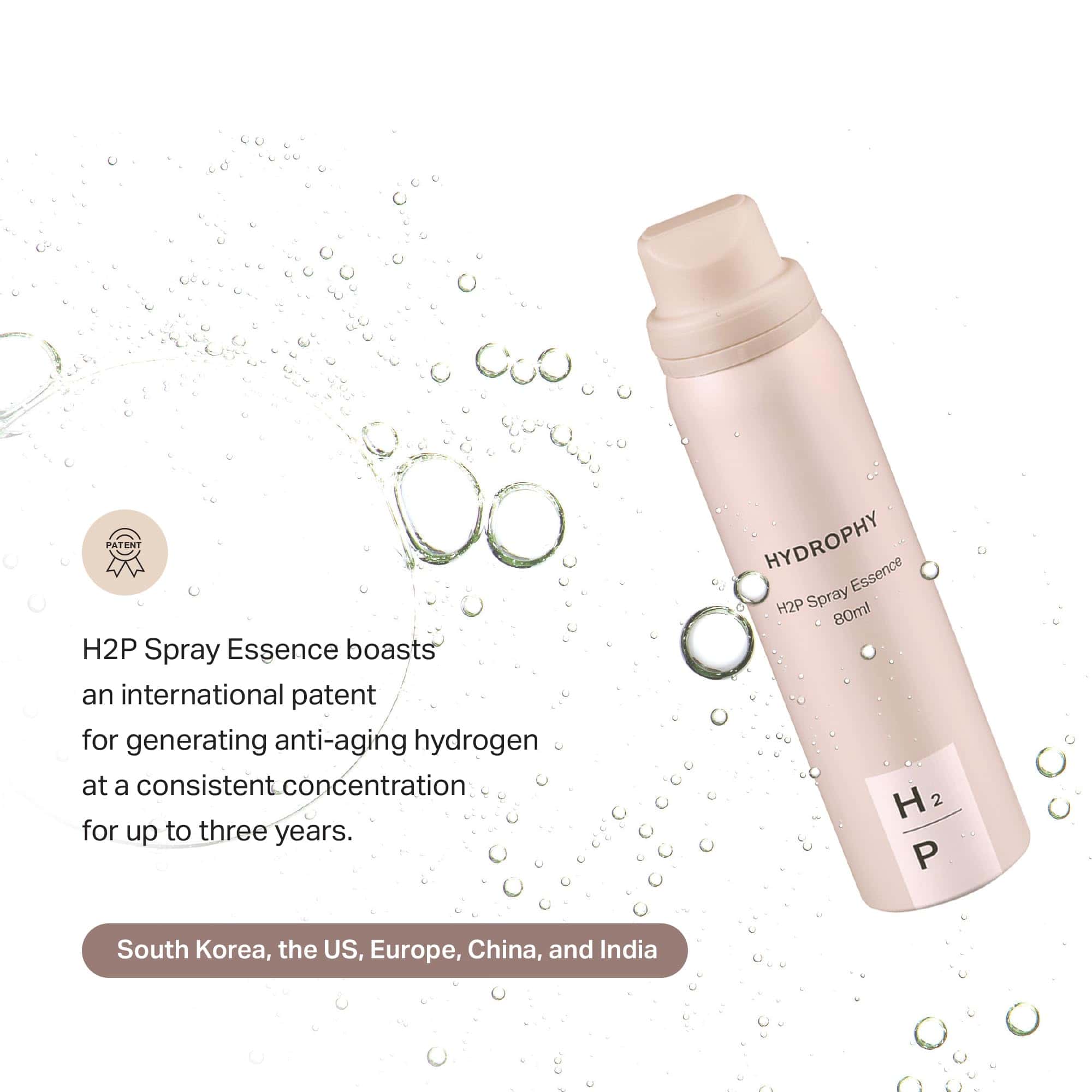 HYDROPHY, H2P Spray Essence, Tipo de Spray de Bruma Fina, - Imagen 5