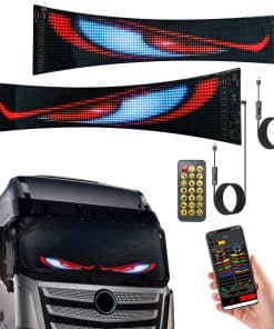 2PCS Luces de Ojos de Diablo para Coches, Letrero LED