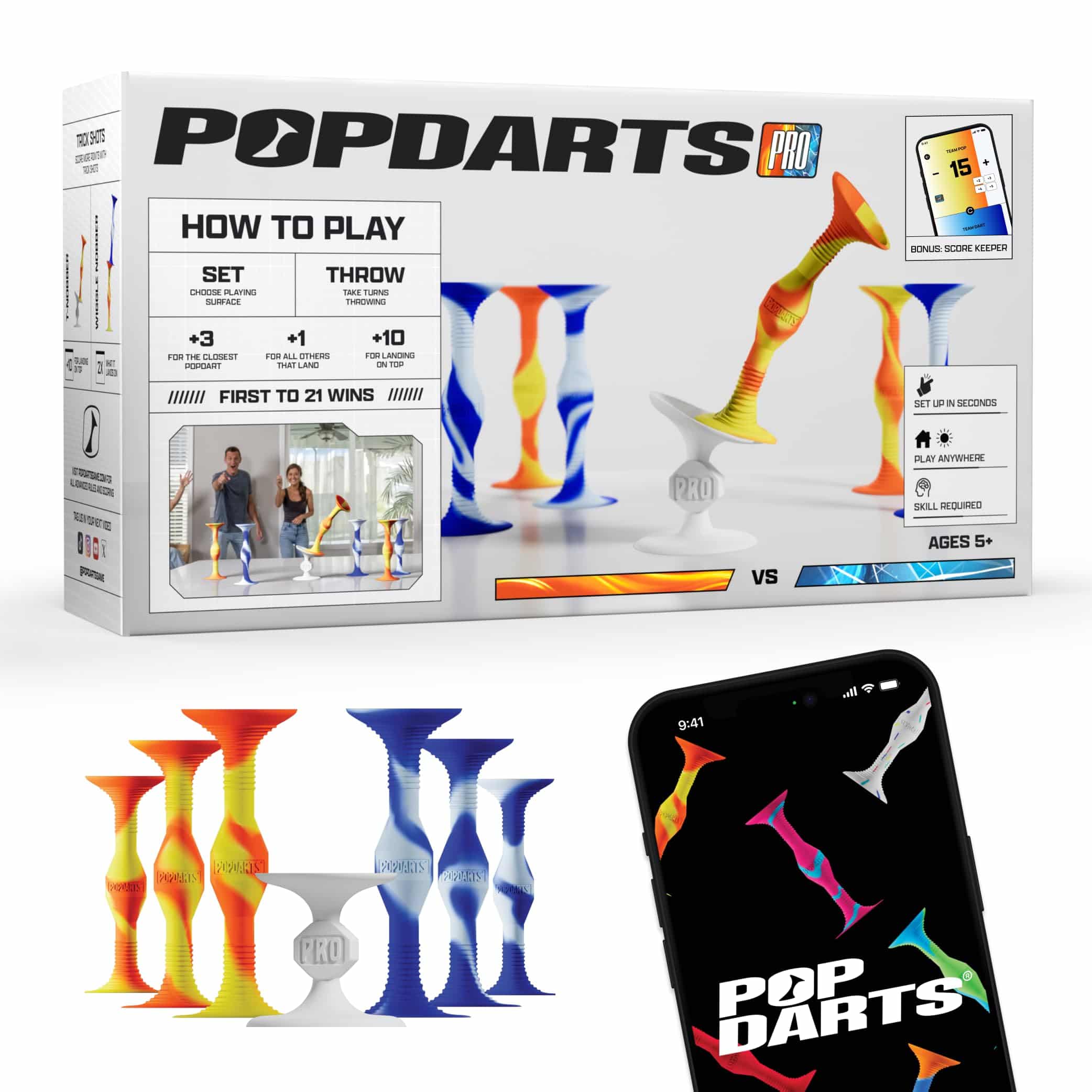 Juego de Popdarts PRO Pack (Fire & Ice) - Juego de