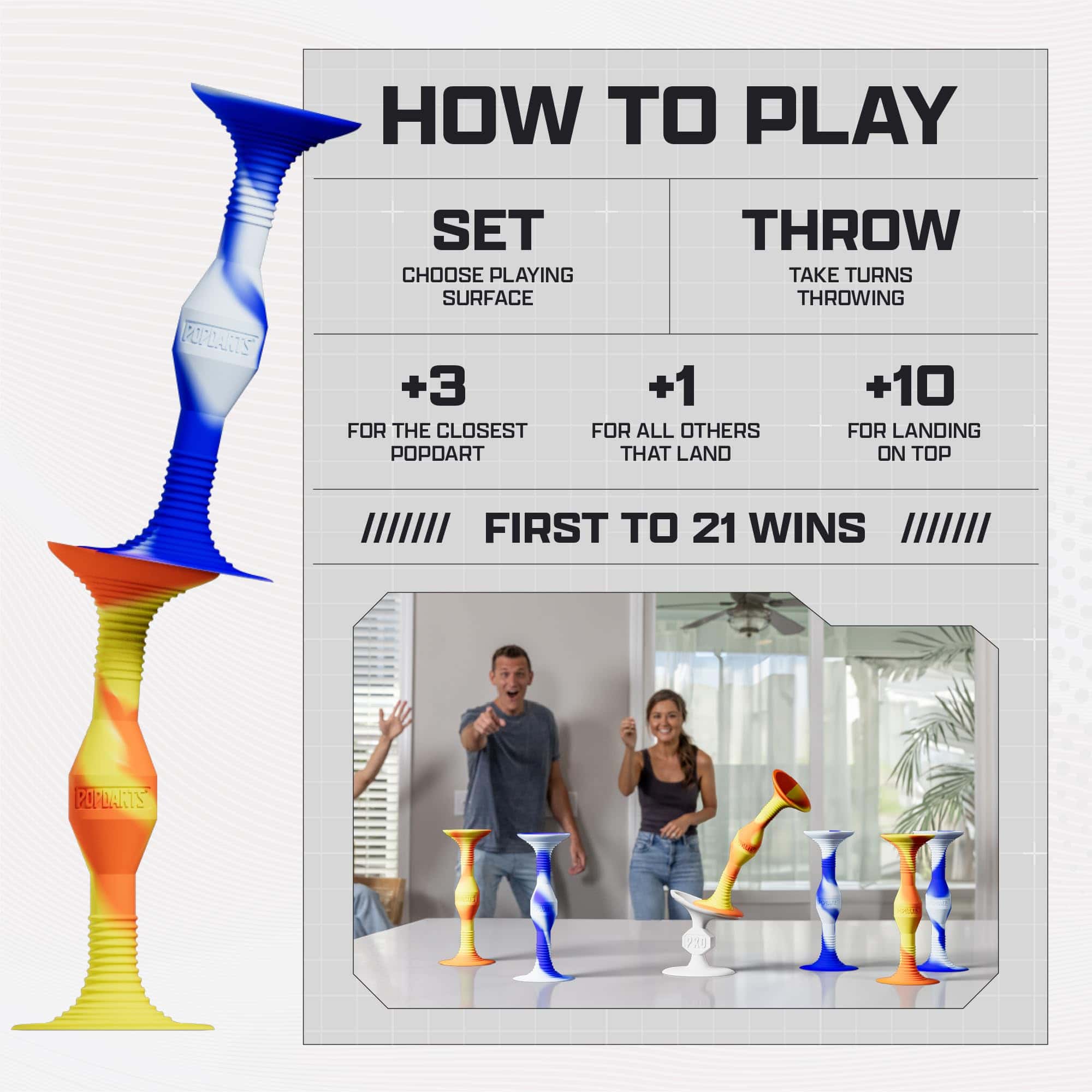 Juego de Popdarts PRO Pack (Fire & Ice) - Juego de - Imagen 5
