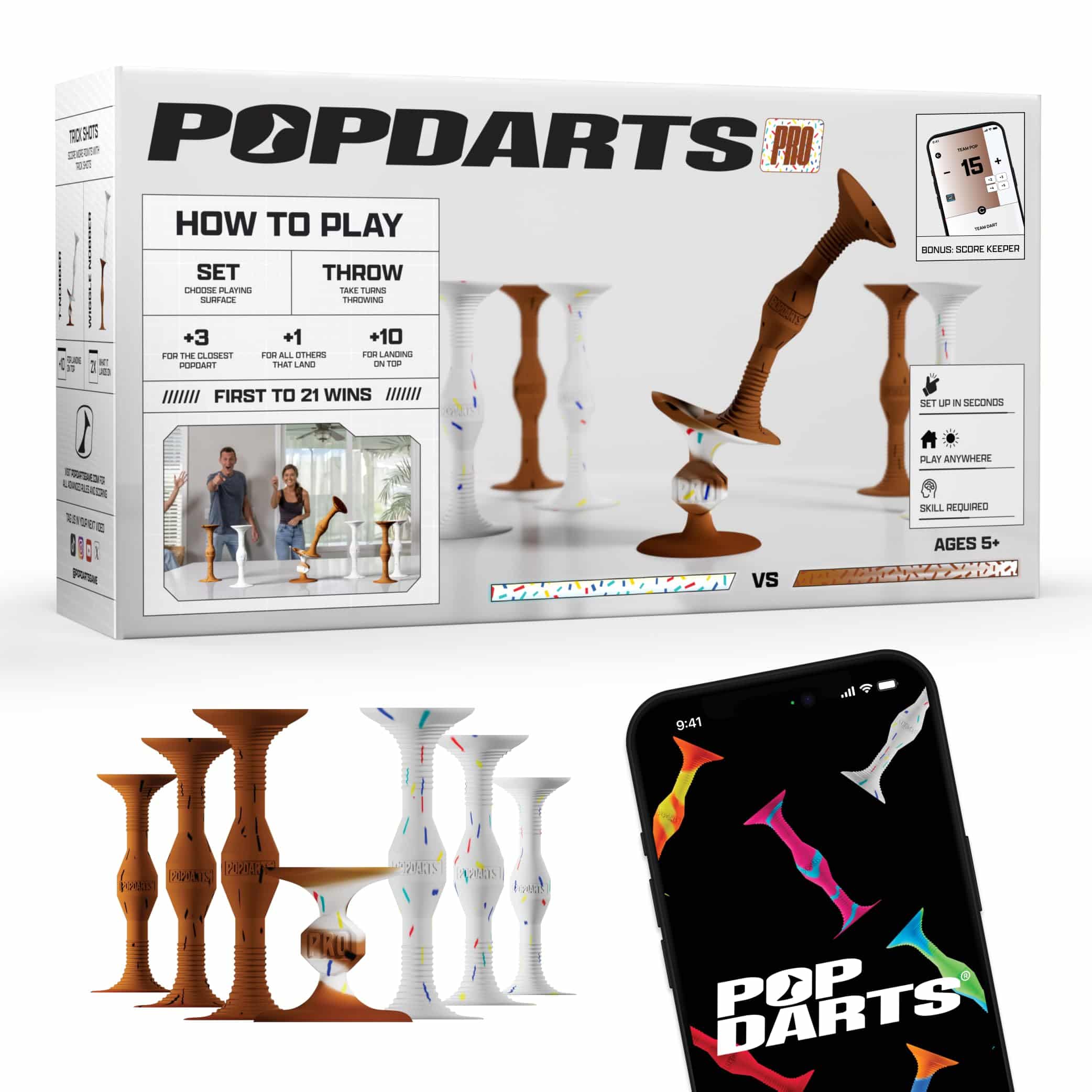 Set de Juego Popdarts PRO Pack (Fiesta) - Juego de