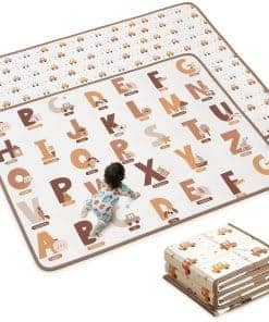 Tapete de Juego Plegable para Bebé, Alfombra de Espuma