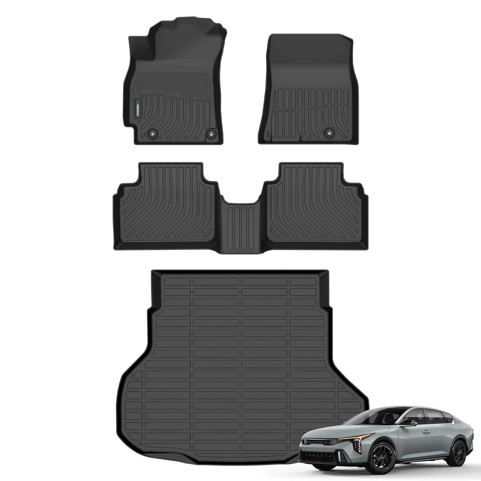 Tapetes de Piso y Maletero para 2025 KIA K4 LX LXS EX