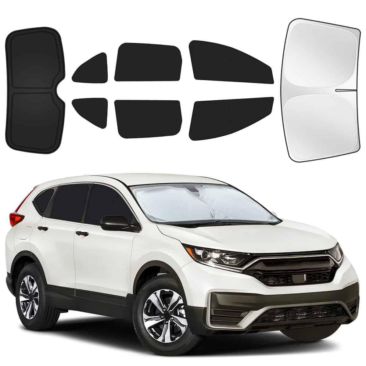 Juego de sombras para ventanas de automóvil, 8 piezas para