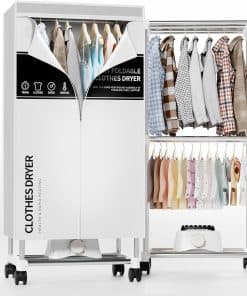 Secadora de Ropa, Máquina de Secado Portátil con -Gris HC1