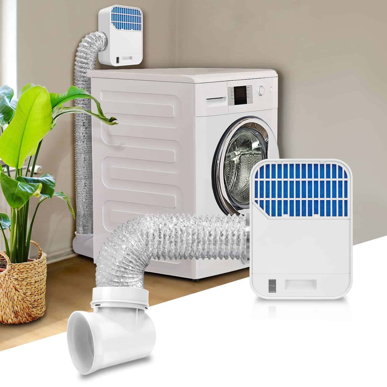 Kit de ventilación de secadora interior mejorado,