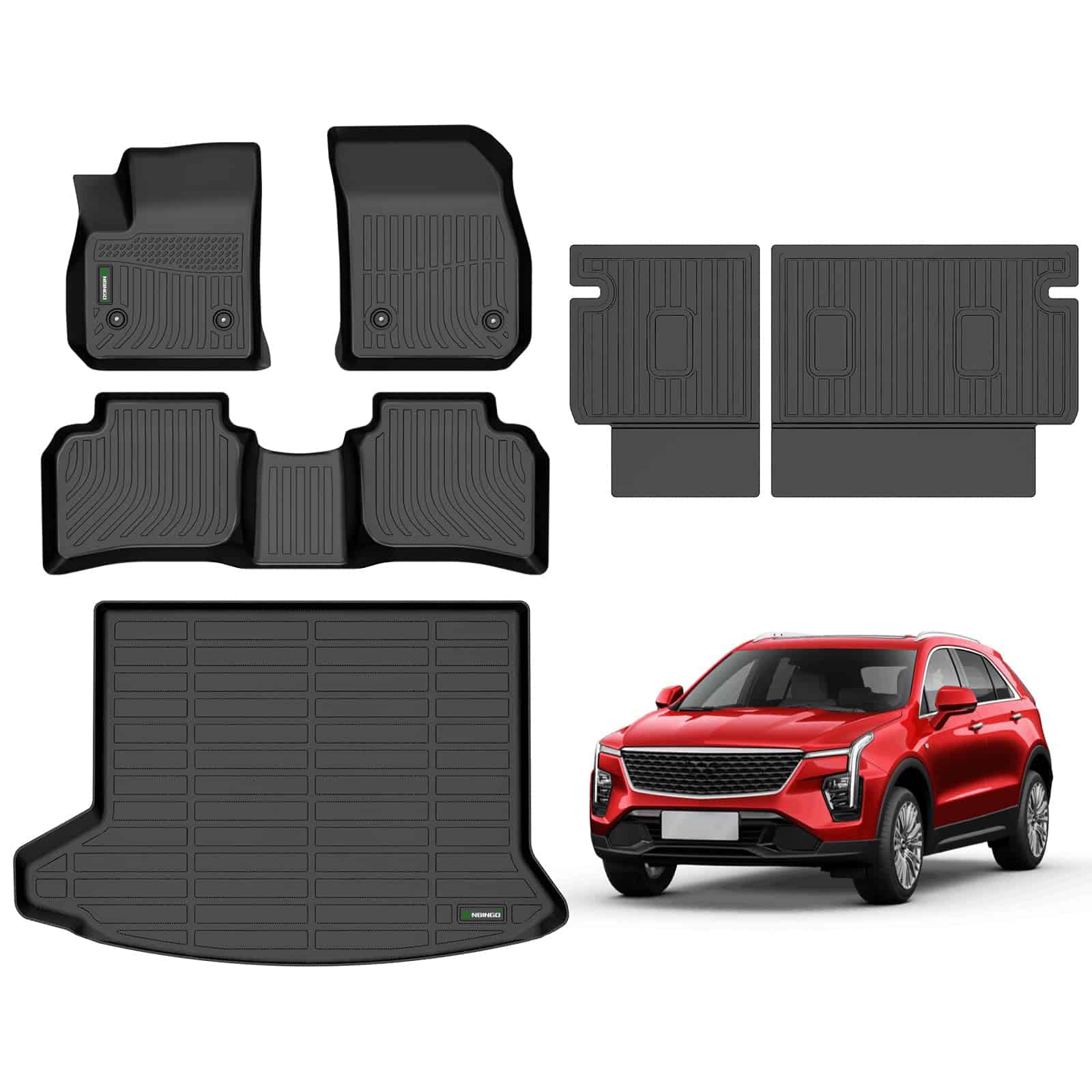 Juegos de Tapetes para Pisos y Asientos Traseros y Maletero