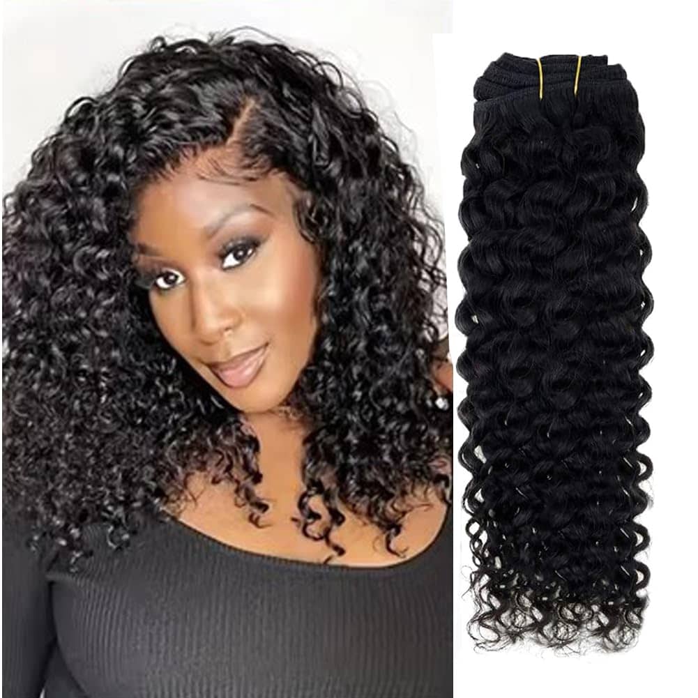 Extensiones de Cabello Clip Ins Rizadas Kinky Curly Goessom