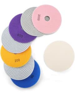 8PCS Juego de Almohadillas de Pulido de Diamante de 6