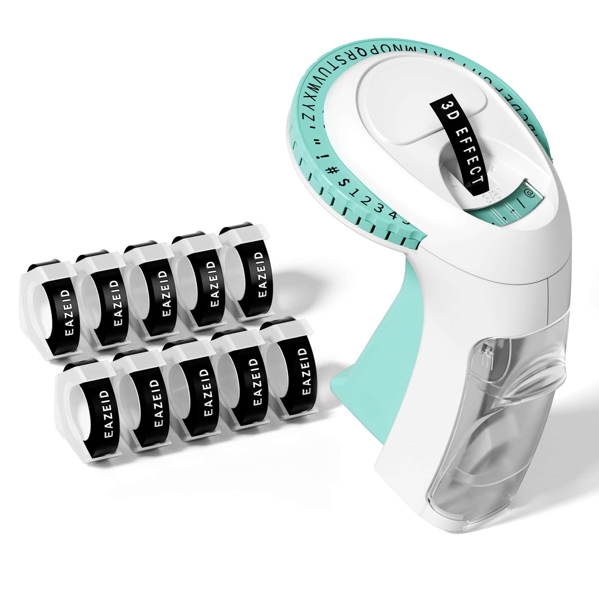 Máquina de etiquetado EazeID con cintas en relieve, Máquina