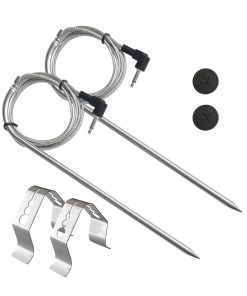 Paquete de 2 Sondas de Temperatura para Parrilla BBQ a