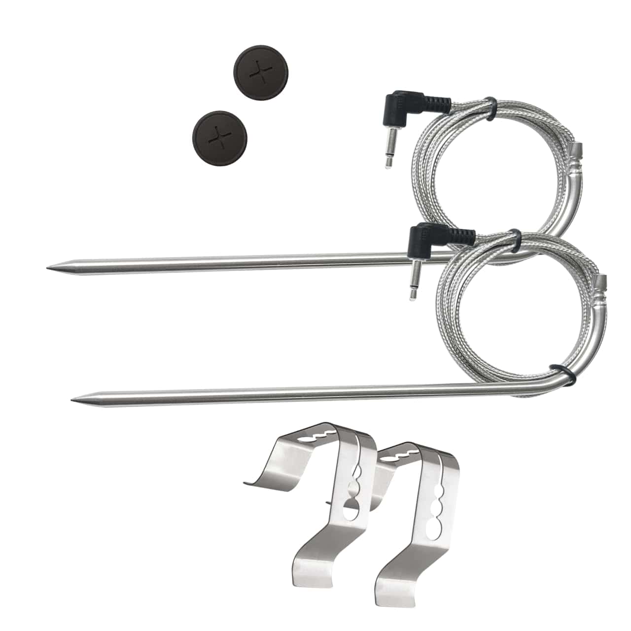 Paquete de 2 Sondas de Temperatura para Parrilla BBQ a - Imagen 5