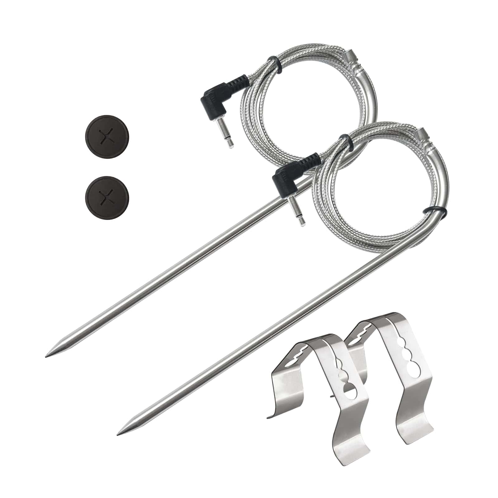 Paquete de 2 Sondas de Temperatura para Parrilla BBQ a - Imagen 6