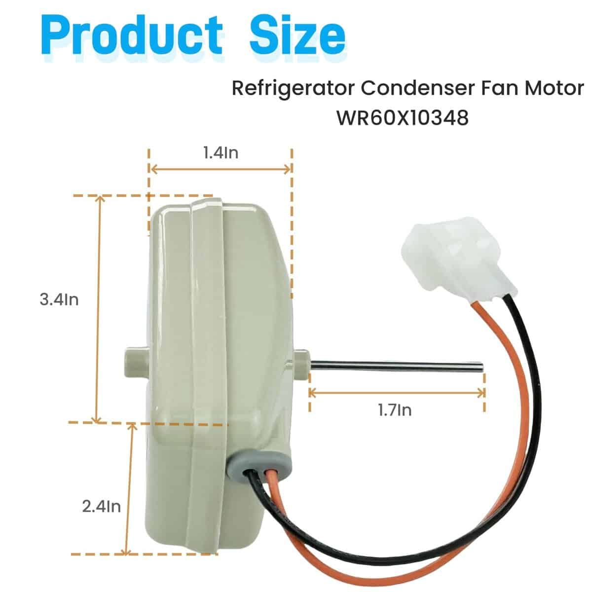 Motor del Ventilador del Condensador del -R60X10241 - Imagen 5