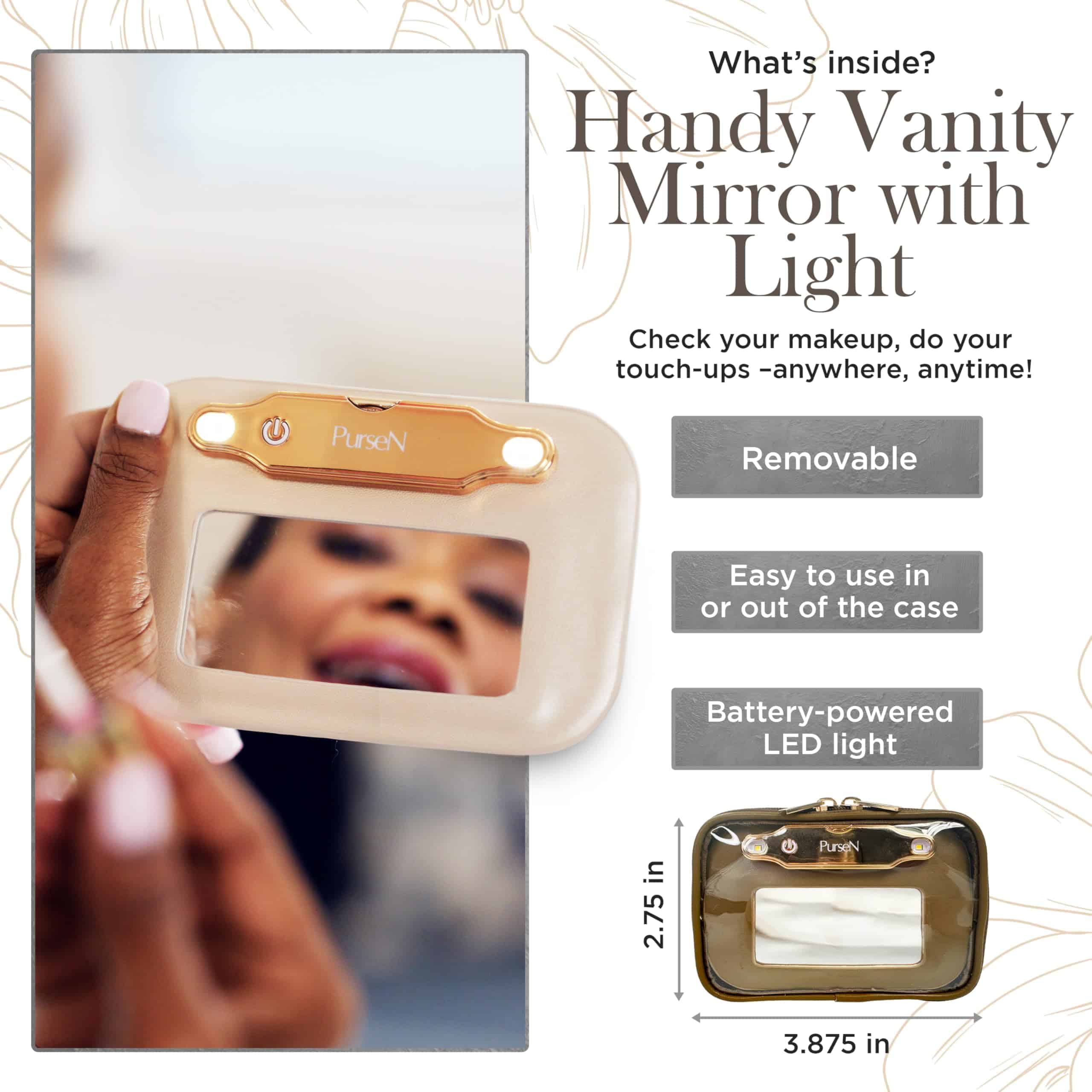 Estuche de Espejo Iluminado LITTMINI 2024 - Bolsa de - Imagen 7