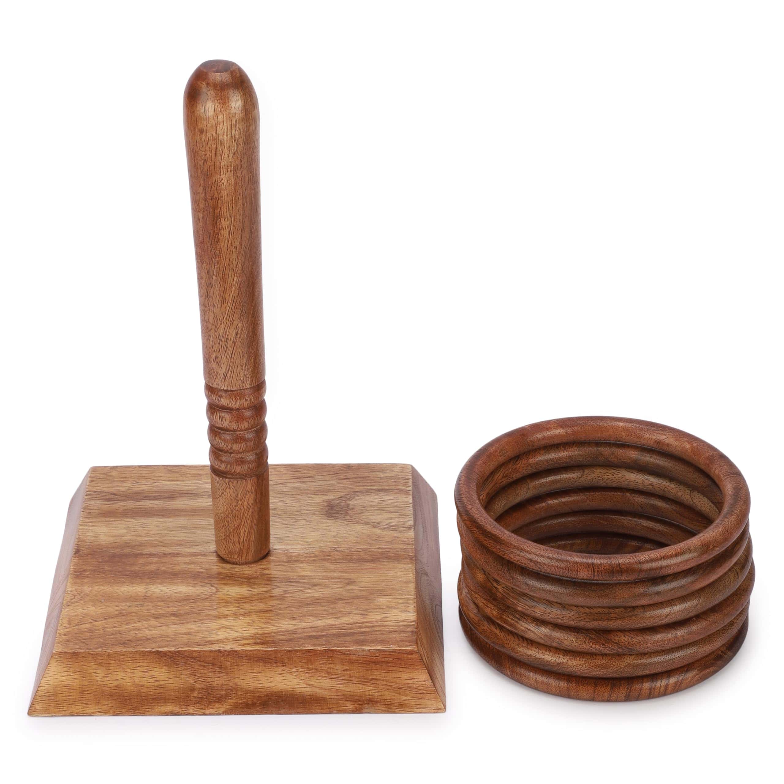 Juego de Anillos de Madera Ajuny para Niños - Juego - Imagen 8