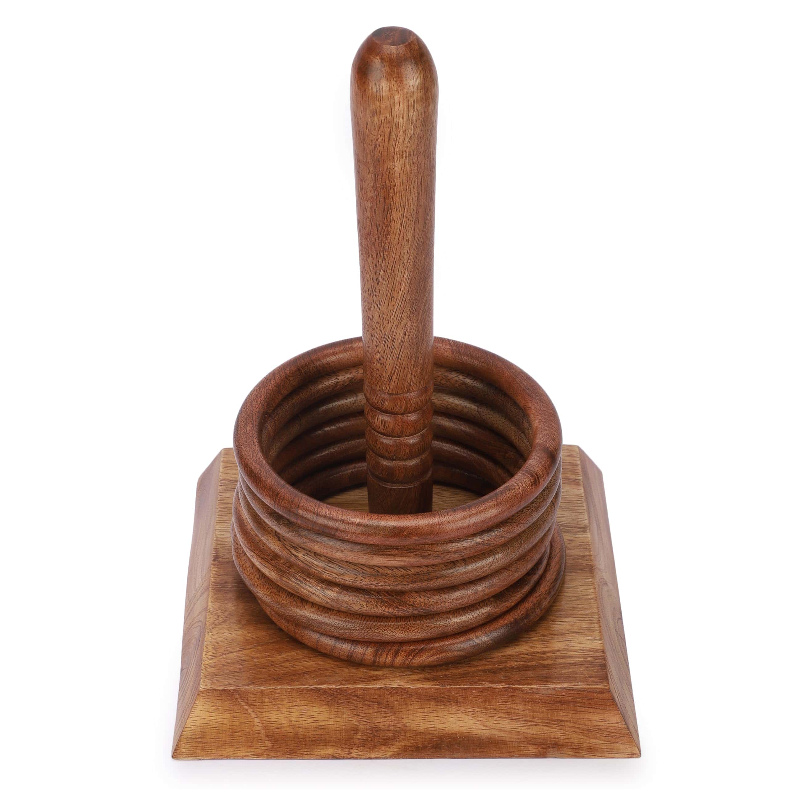 Juego de Anillos de Madera Ajuny para Niños - Juego - Imagen 3